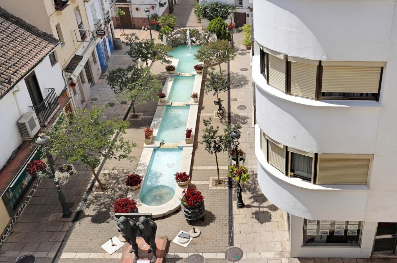 Apartamento en 1ª línea de playa, Estepona Centro Exterior foto